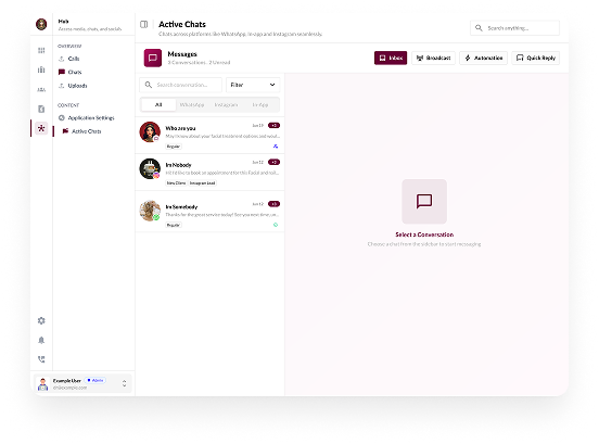 Chat with Customers - Talk to your clients directly — no switching apps or devices. Respond faster, follow up smarter, and keep every conversation in one place.